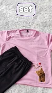 Paket 4 Setel 90 ribuan Setelan Celana Pendek anak Perempuan /Laki-laki usia 5-12 Tahun