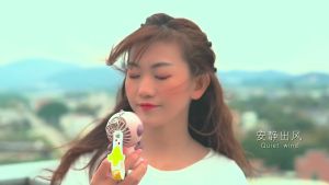 EOSM พัดลมพกพา พัดลม พัดลมตั้งโต๊ะ พัดลมตัวเล็ก พัดมือถือ พัดลม นักบินอวกาศ USB พัดลมพกพาไร้ใบ ชาร์จไฟได้ ปรับเกียร์ได้ 3 ระดับ