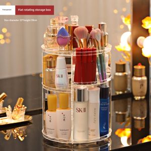 360 Degree Rotating Cosmetic Storage Box Makeup Organizer