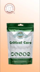 Oxbow Critical Care 36gr Forsefeed Pengganti makanan