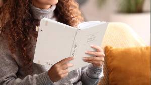 JUBTIC Therapy Journal - Self-Care and Mental Health Journal for Women with Monthly Reflection Hardcover Life Planner and Healing Journal with Prompts for Daily Gratitude (A5 size)-Pine Green