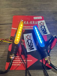 Sein Running Lampu Sen Running LED Lidi 2 Mode Universal Semua Motor Bisa