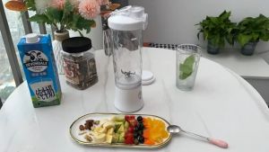COD  Japan Juicer Portable small household multi-functional electric juicer can crush ice large capacity juicer cup Original Portable Blender 600ML Bottled Juicer Electric USB Rechargeabl Mini Blender
