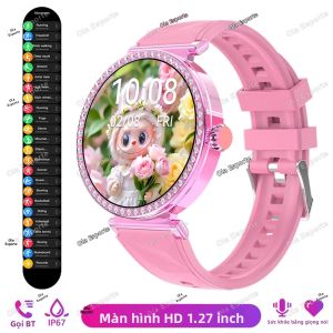 Đồng Hồ Thông Minh Kim Cương Cao Cấp Dành Cho Nữ Hỗ Trợ Gọi Bluetooth Theo Dõi Nhịp Tim Sức Khỏe Smart Island HW12 Đồng Hồ Thông Minh Dành Cho Người Lớn Nam Nữ