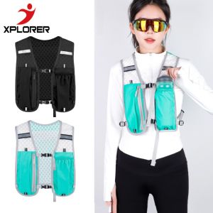 Ba lô chạy bộ nam nữ đi xe đạp siêu nhẹ túi leo núi Marathon Ba lô thể thao ngoài trời Chạy Bộ giá để điện thoại vật đựng chai nước