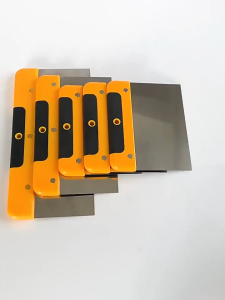 Stainless Steel Wall Scraper Three Specifications Optional Clay Scraper Decoration Elastic Scraper