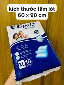 [ HCM ] TÚI 10 MIẾNG TẢ QUẦN / TẢ DÁN / TẤM LÓT IPALY - EPOLY CHO NGƯỜI CAO TUỔI THẤM HÚT TỐT