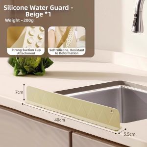 YouPin | Splash Guard Sink Barrier Silicone Adhesive