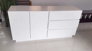 Rarus Ins Style Storage Cabinet Cream Style Sideboard Cabinet Floor‑Standing Storage Cabinet Home Storage Cupboard