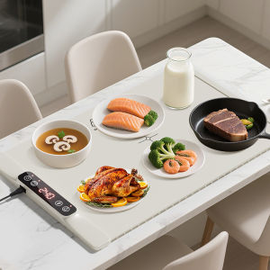 Warming Mat for Food Electric Warming Tray for Buffets Party and Home Daily Use Heating Fast in 10s Portable