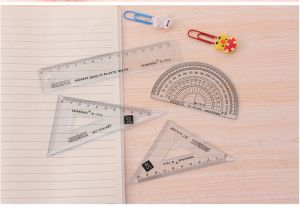 Bộ thước kẻ Eke Đo độ học sinh Dày Đẹp