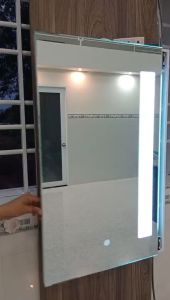 tủ gương nhà tắm thông minh đèn led cảm ứng cửa trượt tiện lợi