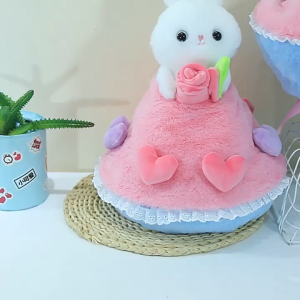 🐰ช่อดอกไม้ ตุ๊กตากระต่ายน่ารัก เหมาะกับของขวัญวันวาเลนไทน์ แบบสร้างสรรค์ สําหรับเด็กผู้หญิง