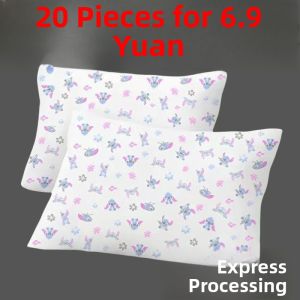 Disposable Thickened Non-woven Fabric Travel Pillowcase Hotel Use Dirt-proof No-wash Single Person Pillow Cover