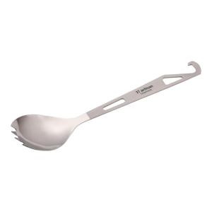 Tiartisan | Multi-Function Pure Titanium Camping Spoon with Bottle Opener