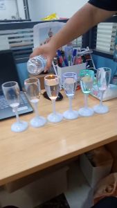 💕💕แก้วไฟ LED  อะคริลิคเรืองแสง LED เปิดอัตโนมัติ 💕💕