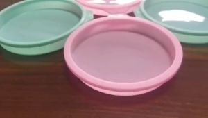 Ready Stock- 4PCS Silicone Cake Pan Round Rainbow Cake Baking Molds Set Layer Cake Pans for Rainbow Cake