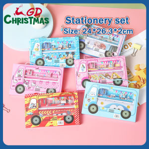 5 in 1 Cartoon School Stationery Set Cute Kids Pencil Set Birthday Gift Perfect for Kids Gifts