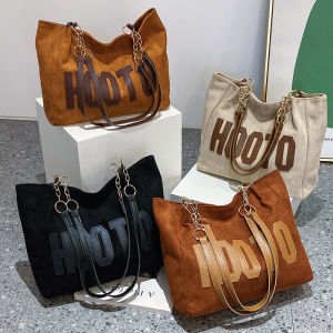 Casual Large Capacity Canvas Tote Bag Womens 2024 New Fashion Outdoor Handbag Shopping Bag Commuting Single Shoulder Bag