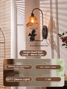DIZAN | Creative French Retro American Vintage Wall Light