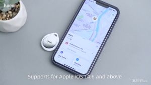 Hoco DI29 Plus SmartTag for iphone ipad เครื่องติดตามสิ่งของ สําหรับค้นหากุญแจและอื่นๆกันน้ำ เข้ากันได้กับ iOS. HT-01 E91