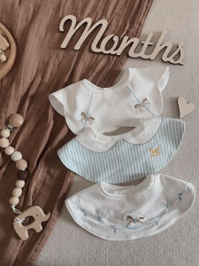 SHENGFEILA | Waterproof Soft Cotton 360 Rotating Baby Bib