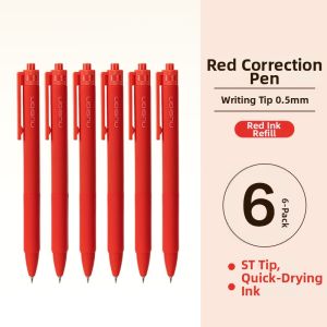Nusign | Grading Correction Multicolor Pen Red Black Blue Fast Drying