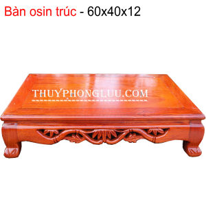 Bàn osin trơn đục dài 60 rộng 40bàn trà nhậtbàn ăn cơm cao 12cm