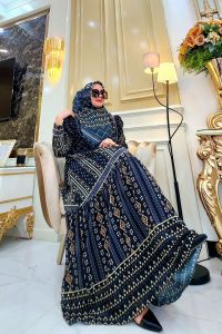 gamis set jilbab stripa by ivas production