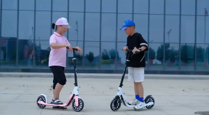 【SG In Stock】Scooter Adult Teen Kick Scooter Foldable From Age 7 To Adult Built in hand brake with 8 inches wheels