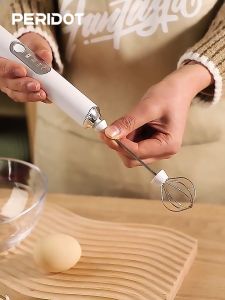 Safe&save เครื่องตีฟองนม เครื่องตีไข่ ปรับได้3ระดับ ชาร์จUSB