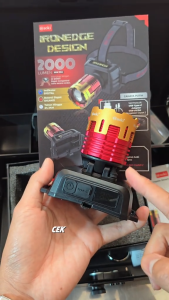 AOKI senter Kepala ZOOM LED IRONEDGE DESIGN 90W AK-3655A/AK-3655K 200LM Cahaya Kuat 6000mAh Jarak Jauh