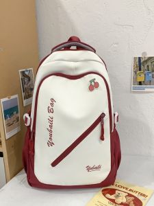 Korean Style Large Capacity Backpack for Women Student Party Computer Double Shoulder Bag Drop Sensation High Aesthetic Value