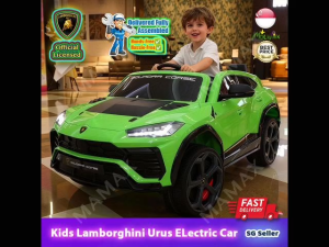 【SG Ready Stock】Large Size Kids Lamborghini Urus Licensed Electric Ride On 4WD Car With Remote Control★Fully Assembled✅Music&Lights✅Fast Delivery SG✅Christmas/Birthday Gift/Presents✅