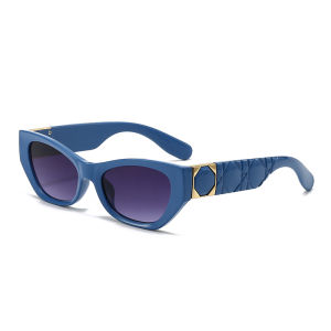 Fashionable Retro Square-framed Sunglasses Minimalist Cat-eye Style Sunglasses Uv-protective Outdoor Sunglasses 5086