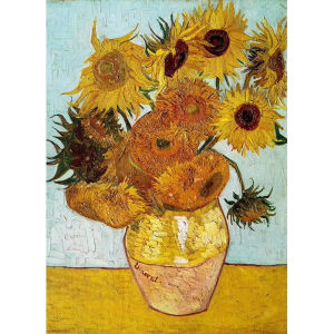 Jigsaw Puzzle 1000 Pieces for Adult Van Gogh Sunflower Environmentally Friendly Paper Christmas Gift Toy Frameless