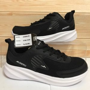 Sepatu ANDO ADIZERO Hitam/ putih size 39-43