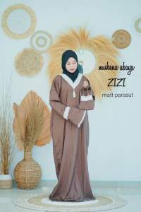 ABAYA SHOLAT 354 MODEL ZIZI BAHAN PARASIT USIA ANAK SAMPAI DEWASA