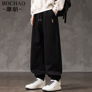 American Style plus Size Mens Casual Pants Spring Autumn Loose Slimming Trendy Brand Fat People Long Sports Sweatpants