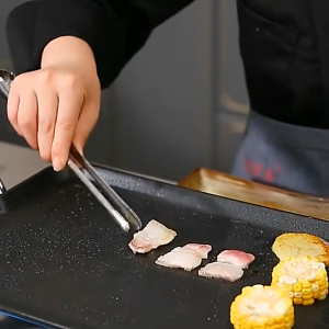 3Sizes 304 Stainless Steel Barbecue Clip Elongated Cooking Clip BBQ Buffet Restaurant Food Tong Non-Slip Kitchen Grill Grippers Portable Picnic Tweezer Salad Steak ClampKitchen Cooking Tools