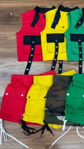 Bộ Thể Thao Nữ Kaki Mềm Áo Gile & Quần Đùi Đa Năng - Phong Cách Zumba/ Shuffle Dance - Màu Sắc Đa Dạng