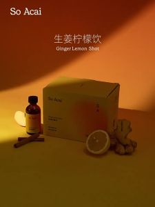 SO ACAI | Warming Ginger Lemon Drink