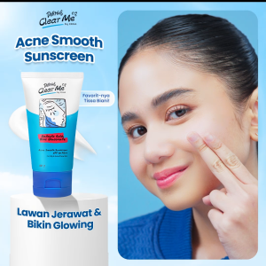 DERMIES Clear Me Acne Smooth Sunscreen SPF 30 PA++ 30g - Sunscreen Wajah Berjerawat