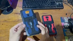 Casing HP Untuk VIVO Y53s Soft Case Belt Clip Case Armor Kick Standing Hard Case Crystal