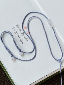 Siêu Mịn Dệt Mặt Dây Chuyền Dây Đá Khóa Dây Vòng Cổ Dây Ngọc Mặt Dây Chuyền Dây Tổ Ong Khóa Dây Treo Cho Hòa Bình