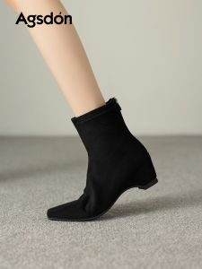 Agsdon | Increase Height Slimming Ankle Boots