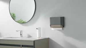 Hộp đựng giấy lau tay INTERHASA HSD-E6012 treo tường nhựa ABS chống nước chứa 200 tờ