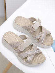 Soakable Platform Slippers Womens Summer Fashion Outwear Wedge Lightweight Non Slip Thailand Sanya Beach Shoes Sandals Outdoor