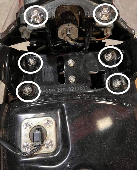 CB HENG GRAB BAR BOLTS MIO I 125 M3 / SOULTY / SOUL I 115 & 125 MIO