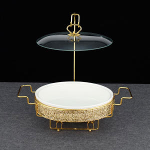 Nordic Food Warmer: A Luxurious Ceramic Chafing Dish